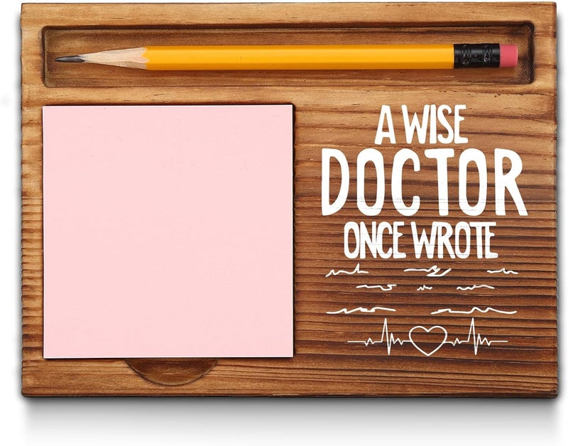 akeke Doctor Sticky Note Holder, Funny Doctor Gifts for Men, Women, Cute Male Doctor Thank You Appreciation Gifts, Doctor Office Desk Self-Stick Note Pad Holders GSH400 - Image 1